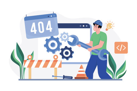 Technical Specialist Illustration concept. A flat illustration isolated on white backgroundのイラスト素材