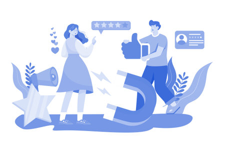 Customer retention specialist works to retain customers.のイラスト素材