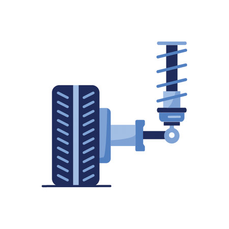 Car Suspension Iconのイラスト素材