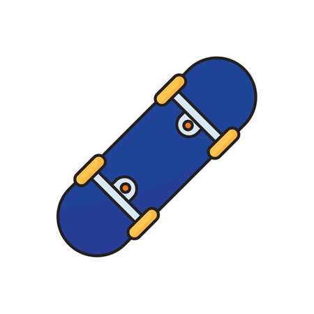 Skateboard Iconのイラスト素材