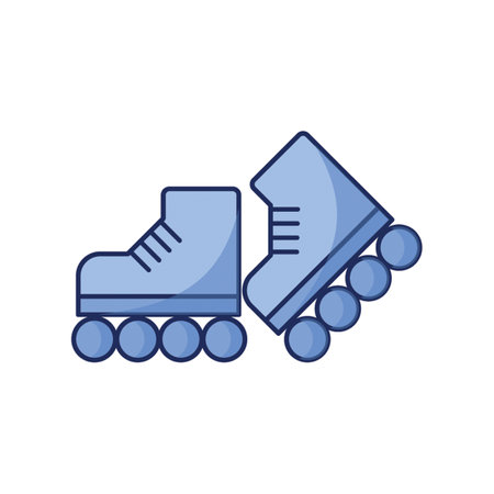 Skatting Iconのイラスト素材