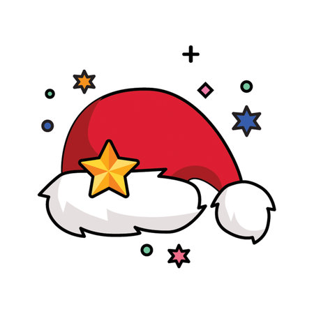 Santa Hat Iconのイラスト素材
