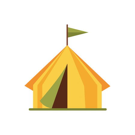 Tent Iconのイラスト素材