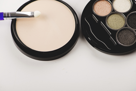 Make-up for eyes of various colors.の写真素材