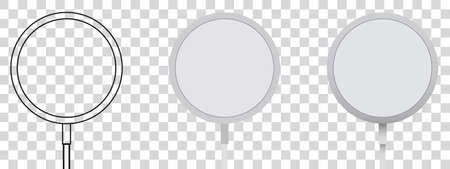 Apple MagSafe Charger.Outline line drawing modern Wireless Charger.のイラスト素材