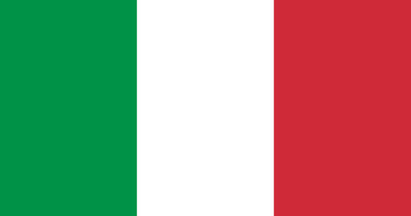 Vector of Italian flag.のイラスト素材