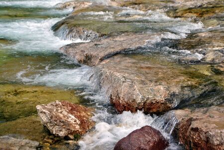 stream in the mountain meadow
