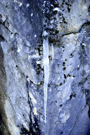 icicles cold winter in the Alpsの写真素材