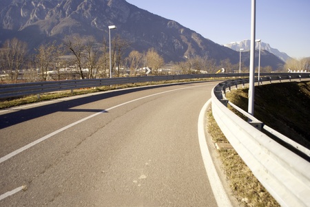 asphalt road motorwayの写真素材