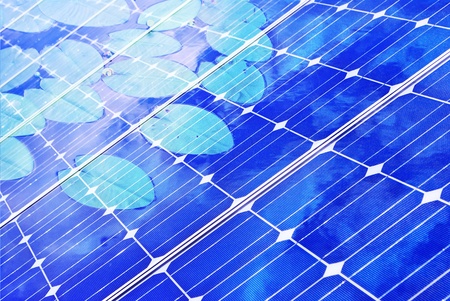 isolated solar panel, green economy