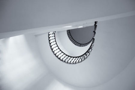 staircase, with white wall