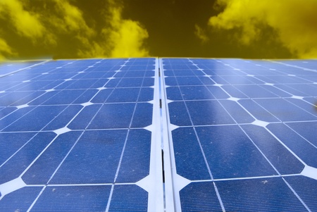 Solar panel. Green energy from sun