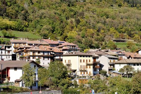 Mountain village in Trentino South Tyrol. Italy