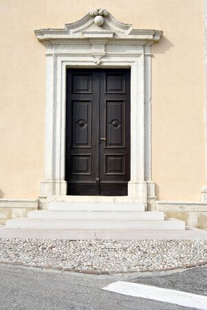 Italy  in a small town. Trentinoのeditorial素材