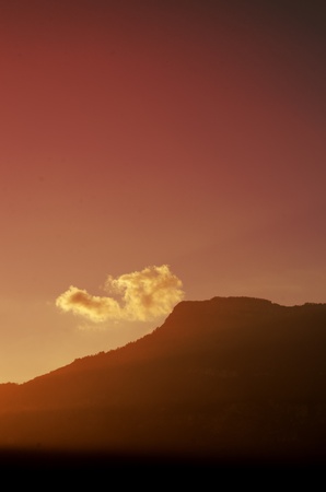 Sunset mountain 