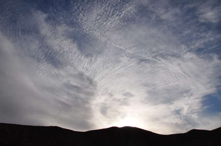 Sunset at the negev, Israelの写真素材