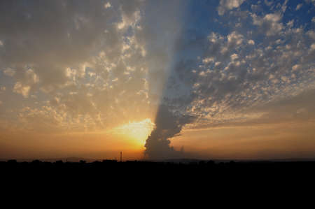 Glourios  middle eastren Sunsetの写真素材