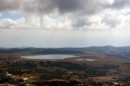 The View NorthEast from Mt  Meiron, Israel の写真素材