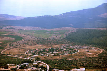 Round Road Around Round Villageの写真素材