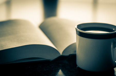 Coffee and Bookの写真素材