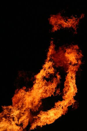 Fire flame, see the great power of the fire