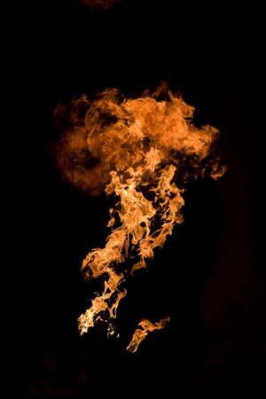 Fire flame the power of the fireの写真素材