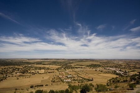 Just a view from the field near Marvão Fortessの写真素材