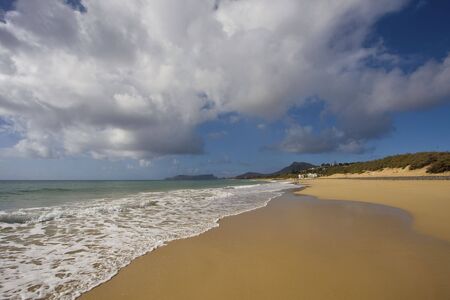 Porto Santo´s beach part of Madeira Islandの写真素材