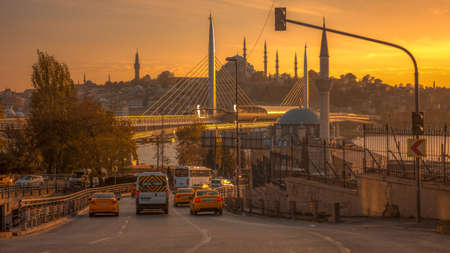 Sundown at Istanbulのeditorial素材