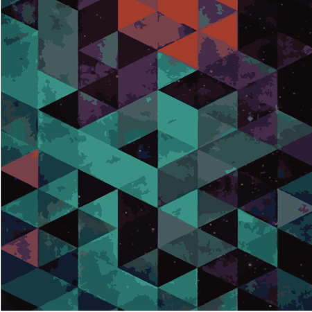 Green abstract diamond patternのイラスト素材