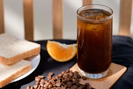 Ice Americano Black Coffee Nutrual lighting