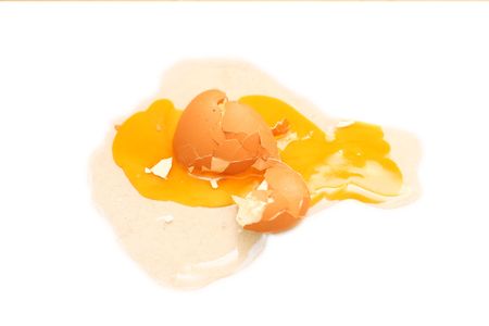 Broken Eggの写真素材