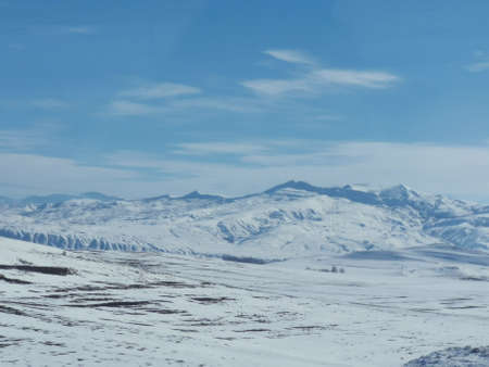 wintry Sivas landscapes in Turkey