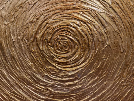 Many plates that are placed on top of one another give an interesting appearance due to their different diametersの写真素材