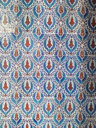 Famous tiles on mosques in Istanbul from the 16th century