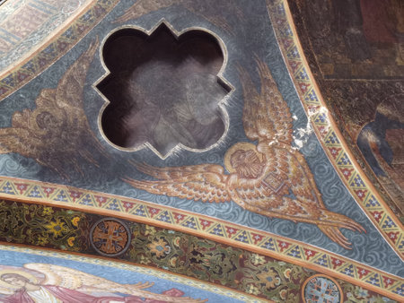 bulgarian orthodox church in sofia bulgaria on november 12th, 2021のeditorial素材