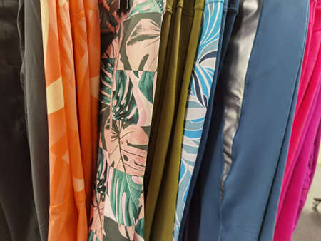 Headscarves in different sizes and colors