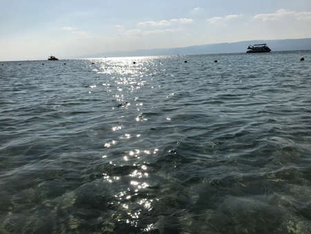 Red sea from the beach here Noah parted the sea