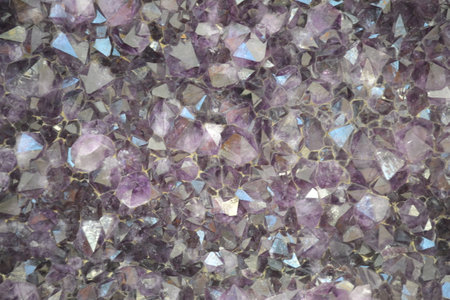 Gemstone in close-up very fascinating view with rhombic structures