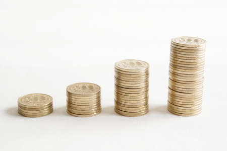 Strong Money Column Chartの写真素材