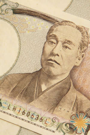 Japanese 10000 yen bills.