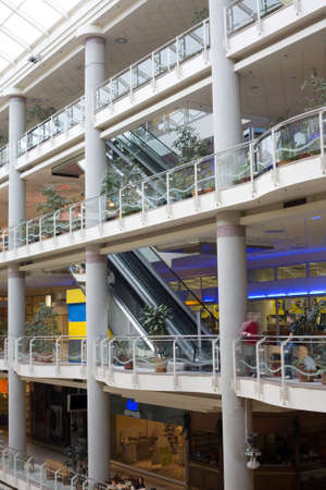 multilevel shopping mallの写真素材