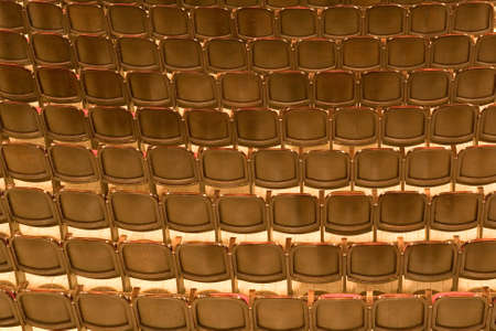 chairs in a theaterの写真素材