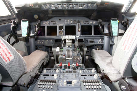 in the cockpit
