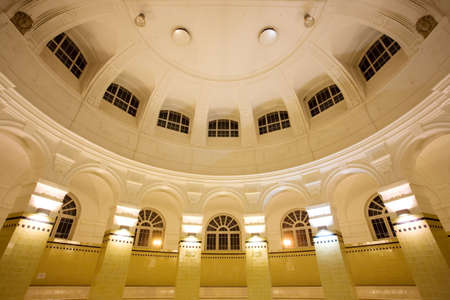 interiors of the public bathsの写真素材