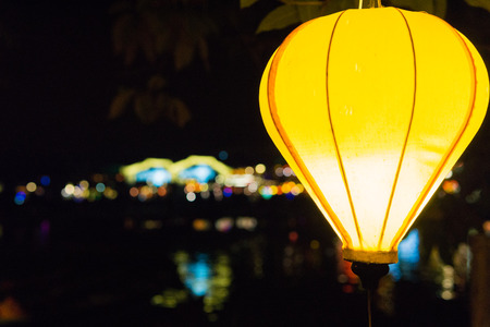 Yellow lanternの写真素材