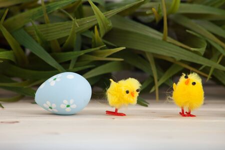 Colored easter eggs background