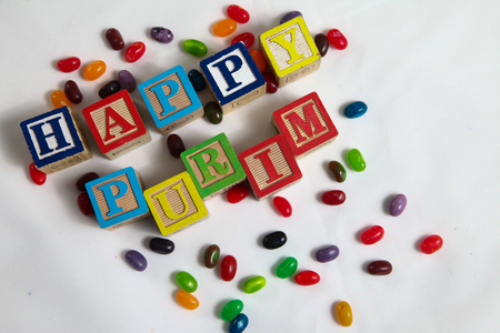 Happy Purim , jewish carnival holidayの写真素材