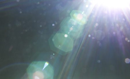 beautiful lensflare.の写真素材