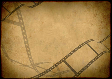 Grunge background - symbolical the image of a filmの写真素材